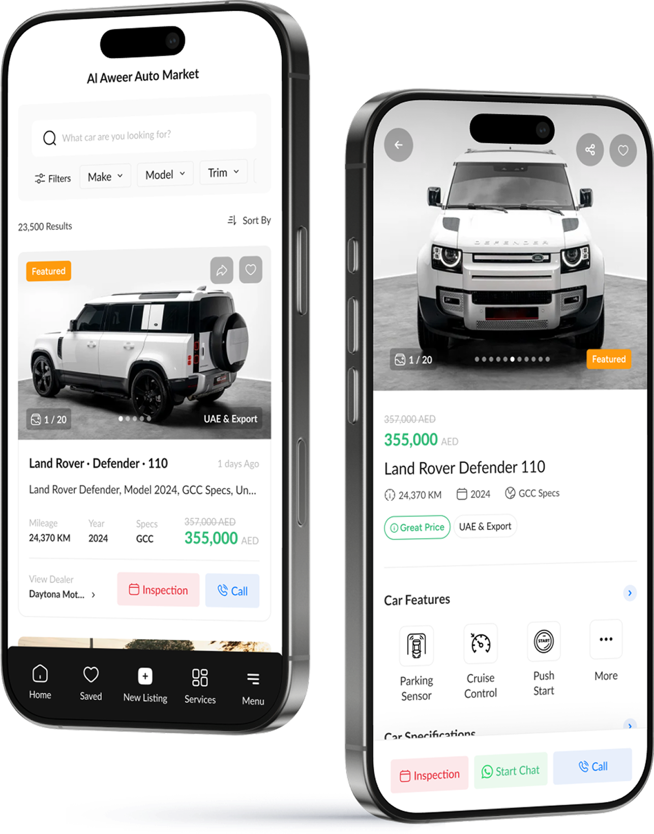 Al Aweer Auto Market mobile app